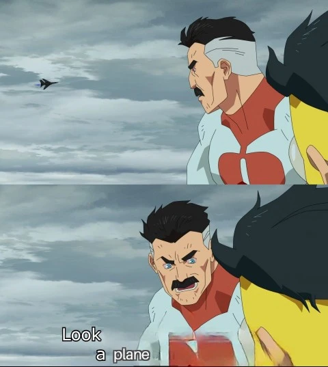 Look a plane