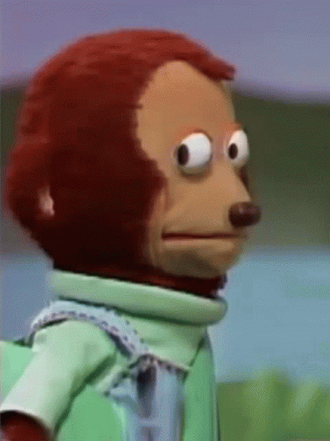 awkward puppet monkey gif