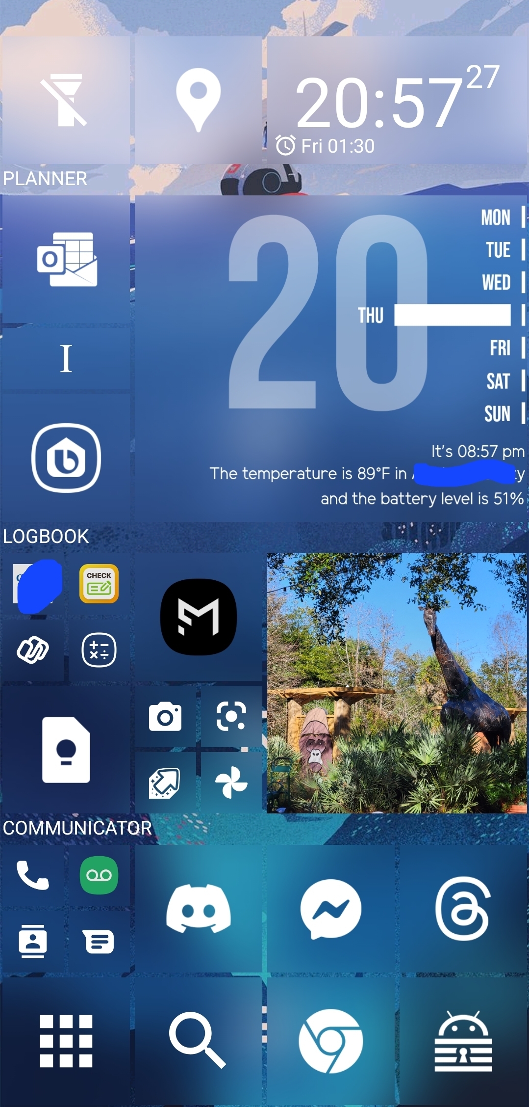 Missed my windows phone, so I tried some android launcher replacements!