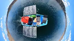 72hrs On My Unlimited Range Solar Boat - Lemmy.world