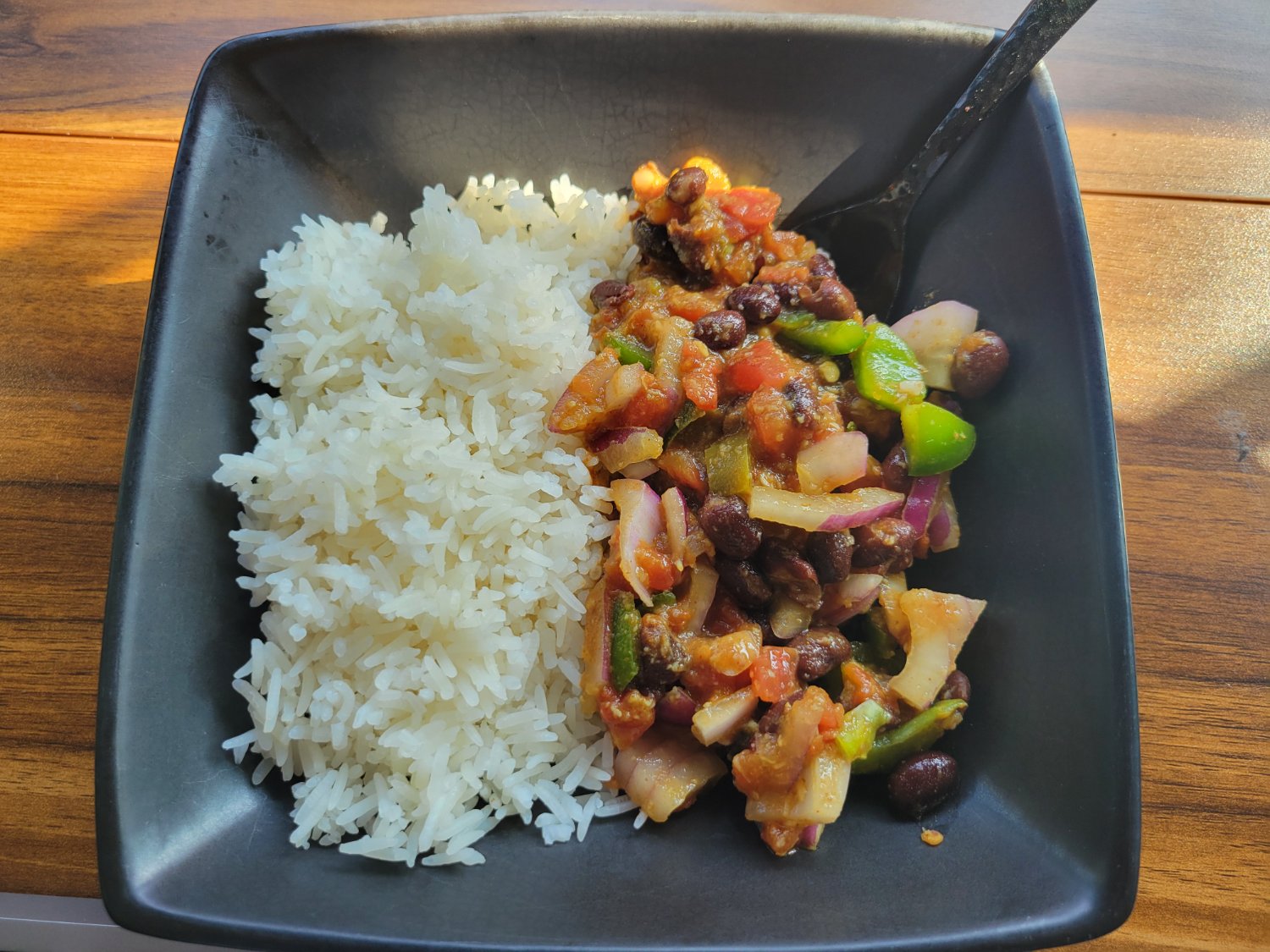 Quick Veggie and Rice Bowl