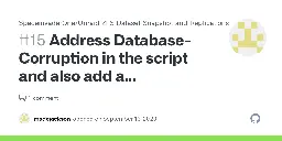 Address Database-Corruption in the script and also add a disclaimer in the corresponding yt-video · Issue #15 · SpaceinvaderOne/Unraid_ZFS_Dataset_Snapshot_and_Replications