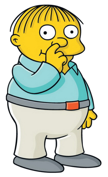a picture of Ralph from the Simpsons