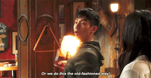 or we can do this the old-fashioned way (Molotov cocktails)